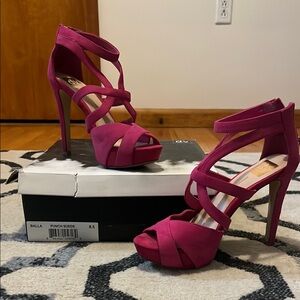 DV by Dolce Vita Pink Strappy High Heels
